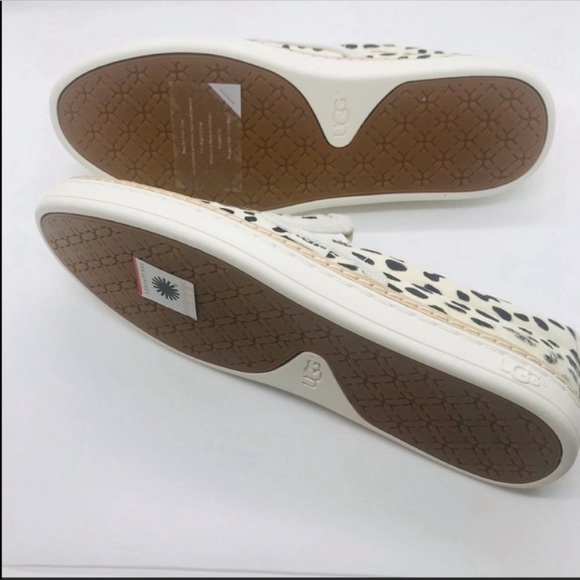 UGG SOLEDA GENUINE CALF HAIR SLIP-ON SNEAKERS - Picture 3 of 11